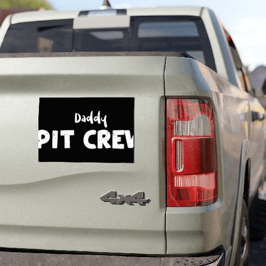 Daddy Pit Crew - Birthday Car Magnets