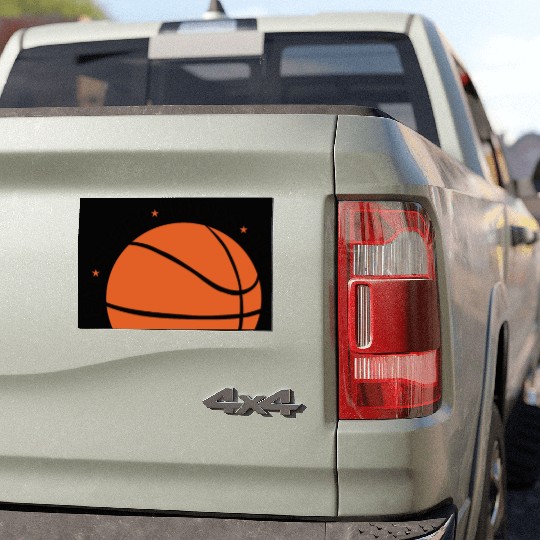 Eat Sleep Hoops Repeat Basketball Car Magnets