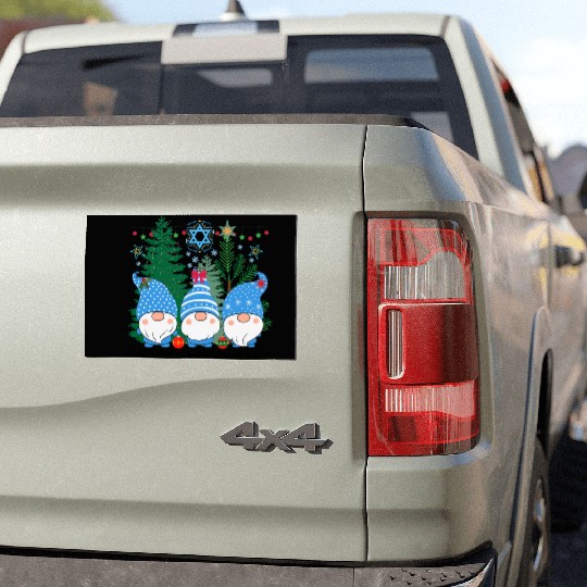 Merry Christmukkah, Jewish Christmas, Hanukkah Car Magnets