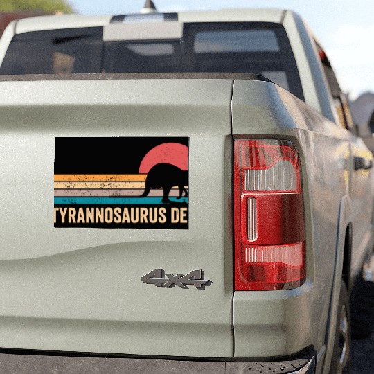 Funny Kangaroo Tyrannosaurus Deer Retro Car Magnets