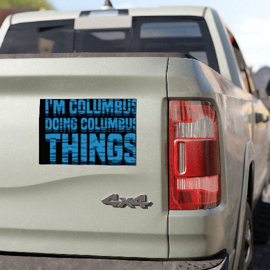 Columbus Day 1492 Car Magnets