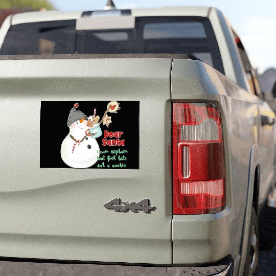 Dear Santa I can explain Car Magnets