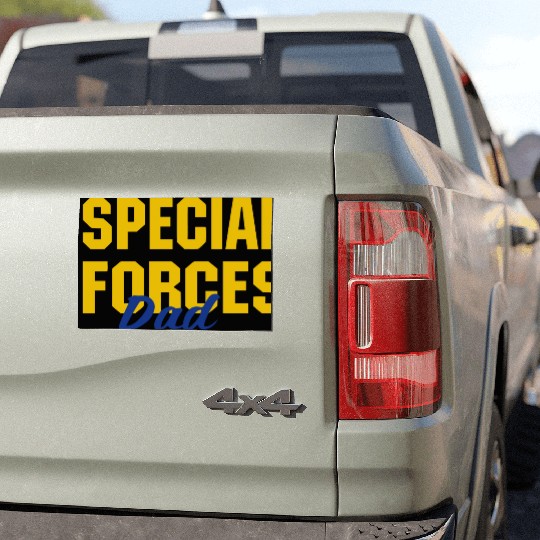 Special Forces Dad Car Magnets