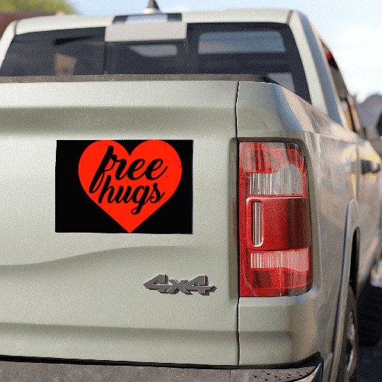 free hugs valentines day Car Magnets