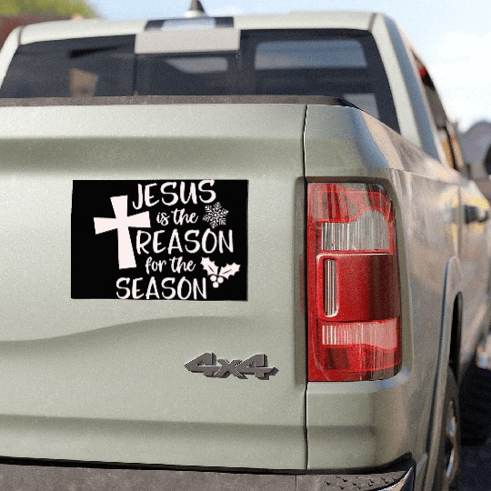 Jesus is The Reason for the Season Candy Christian Car Magnets