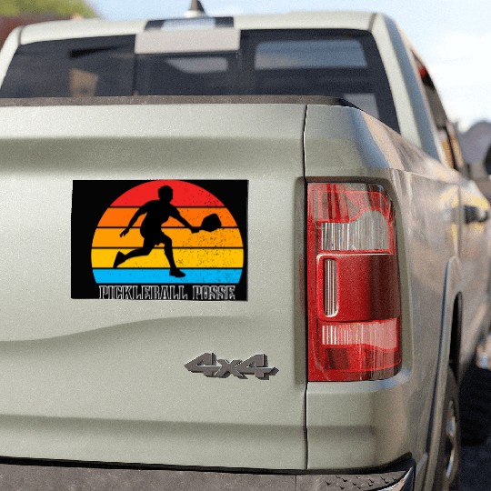 pickleball dad pickleball ladies Car Magnets