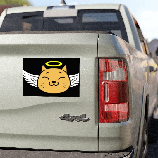 Cute angel cat Car Magnets