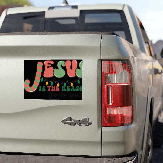 Jesus is The Reason for the Season Candy Christian Car Magnets