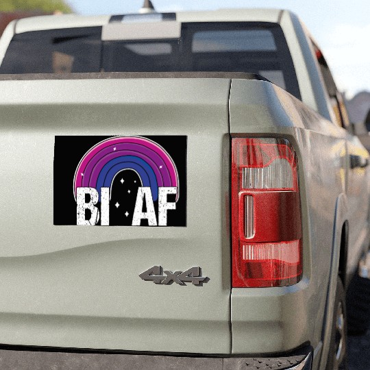 Bi AF Bisexual Pride Flag Rainbow Car Magnets