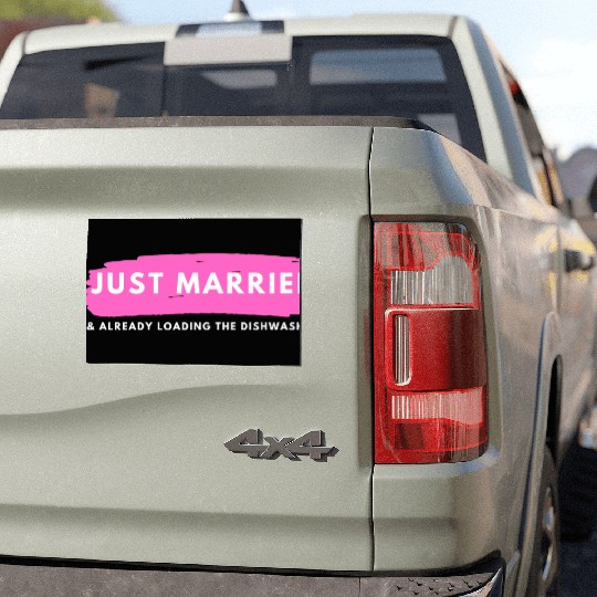 Just Married Car Magnets