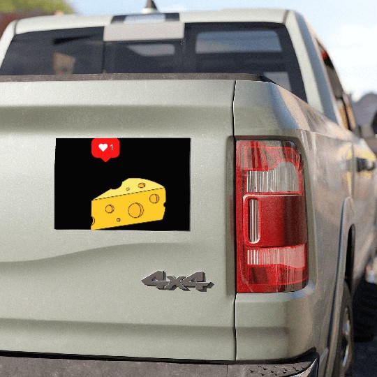 Cheese Lover Car Magnets