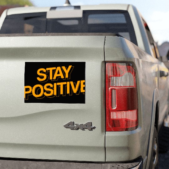 STAY POSITIVE Car Magnets