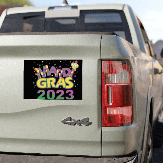 Mardi Gras 2023 Car Magnets