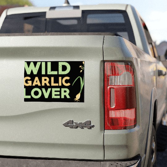 Wild Garlic Lover Car Magnets