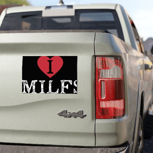 I Heart Milfs Car Magnets