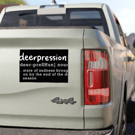 Deer Hunting Deerpression Definition Car Magnets