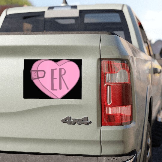 Cute ER Nurse Candy Heart Car Magnets