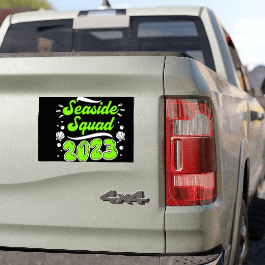 Seaside Squad 2023 Vacation Friends Spring Break Car Magnets