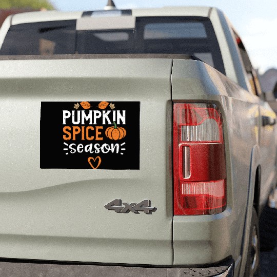 Pumpkin Spice Season - Pumpkin Car Magnets