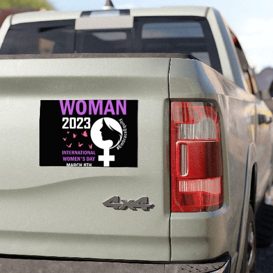 International Women's Day 2023 Embrace Equity Car Magnets