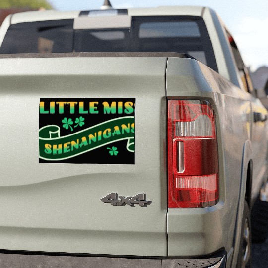Little Miss Shenanigans Car Magnets