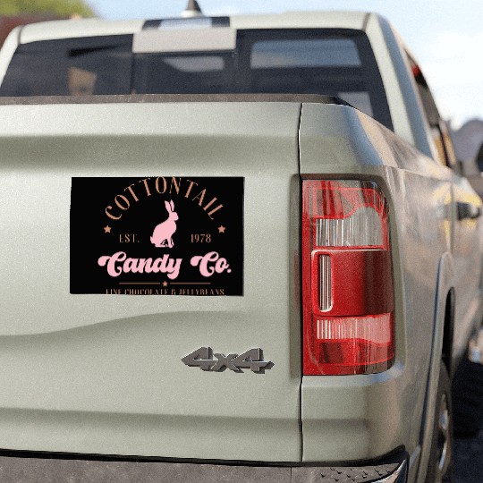 Cotton Tail Candy Company Car Magnets