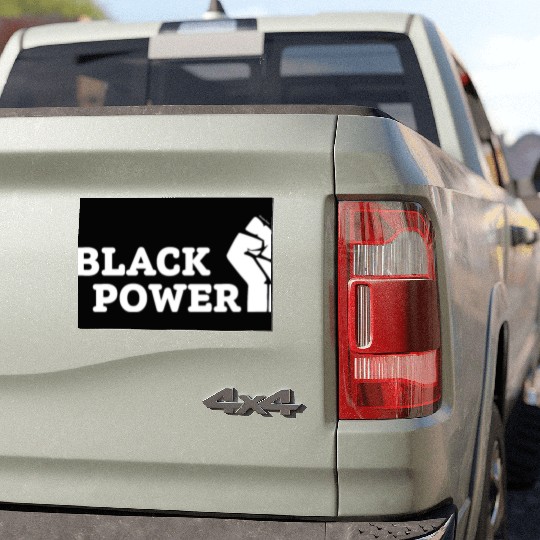 Black Power Car Magnets