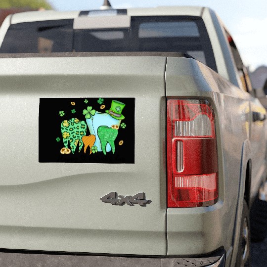 Happy Nurse Patricks Day Car Magnets