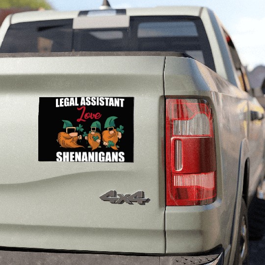Legal Assistant Love Shenanigans St. Patricks Day Car Magnets