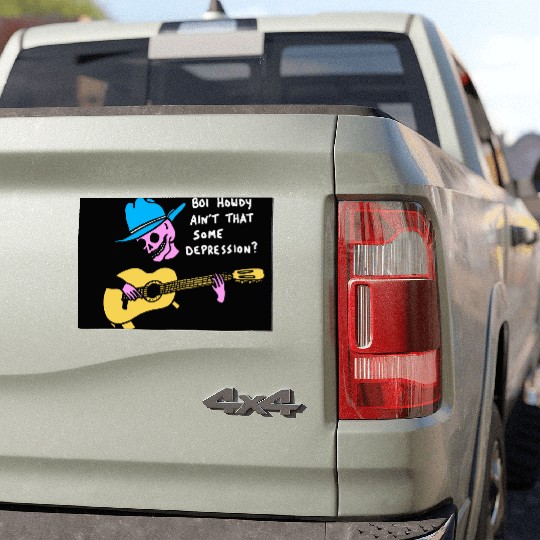 Boi Howdy Ain't That Some Depression? Apparel Car Magnets