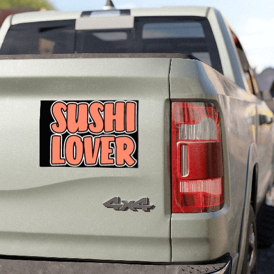 sushi lover Car Magnets