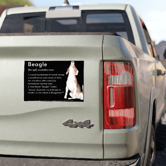 Beagle Definition PWBTS Car Magnets