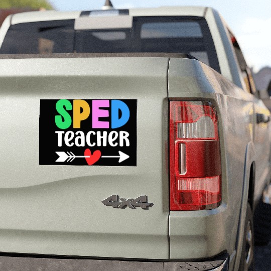 Sped Teacher Special Education Cute Awareness Car Magnets