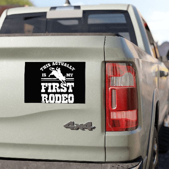 Bull Rider Bull Riding Western Rodeo Cowboy Lover Car Magnets