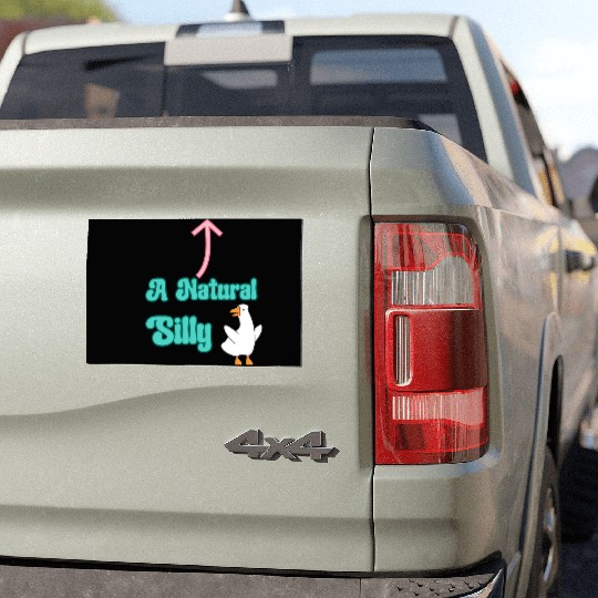 A Natural Silly Goose: Fun & Lighthearted Design Car Magnets
