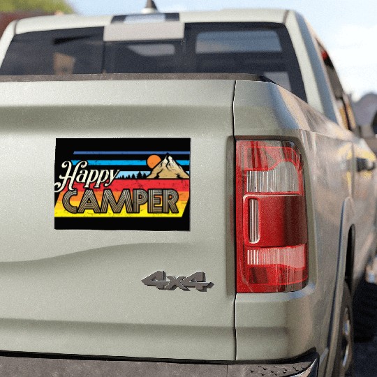 Happy Camper Car Magnets
