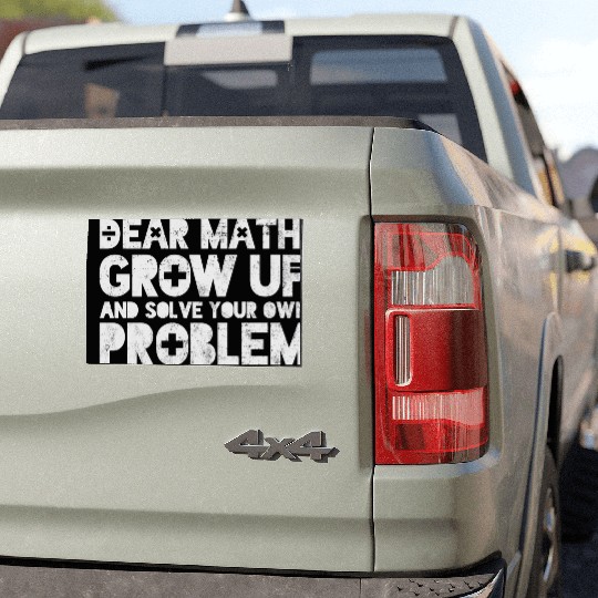 Math Math Teacher Mathematician Mathematics Car Magnets
