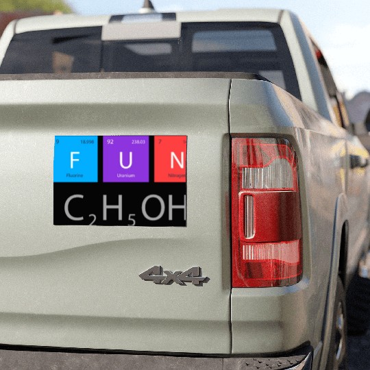Alcohol Ethanol Formula Chemistry Elements Drink Car Magnets