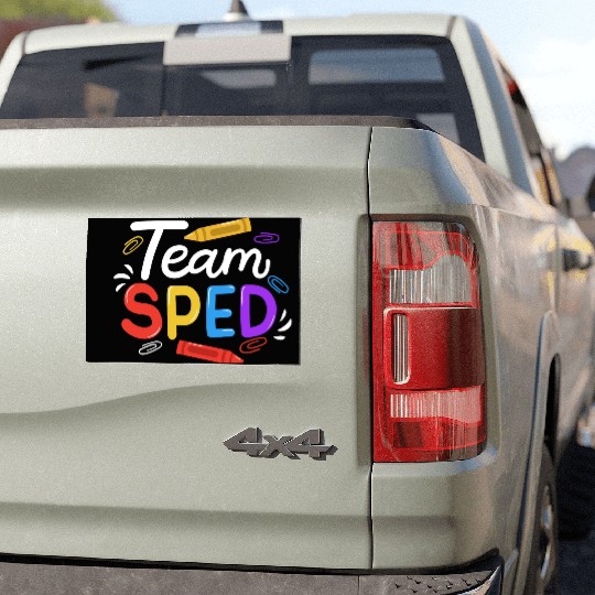 Sped Special Education Sped Teacher Student Car Magnets