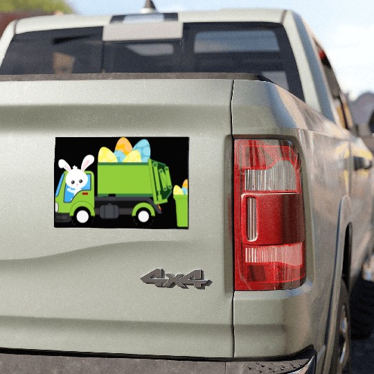 Garbage Truck Easter Bunny Egg Hunt Toddler Kids B Car Magnets