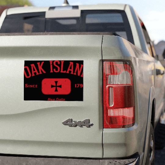 Oak Island Knights Templar Cross Car Magnets