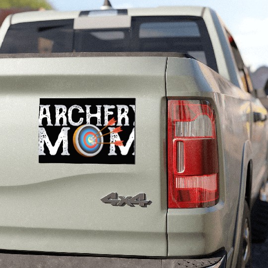 Archery Archer Mom Target Proud Parent Bow Arrow Car Magnets