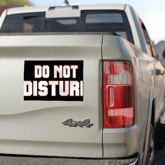 Do Not Disturb Fun Car Magnets