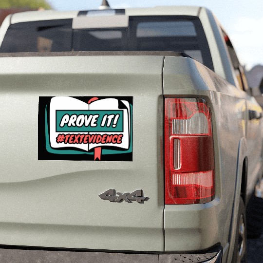 Reading Teacher Prove It Text Evidence Car Magnets