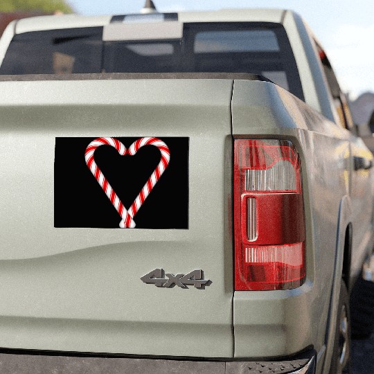 Sweets Candy Canes He Car Magnets