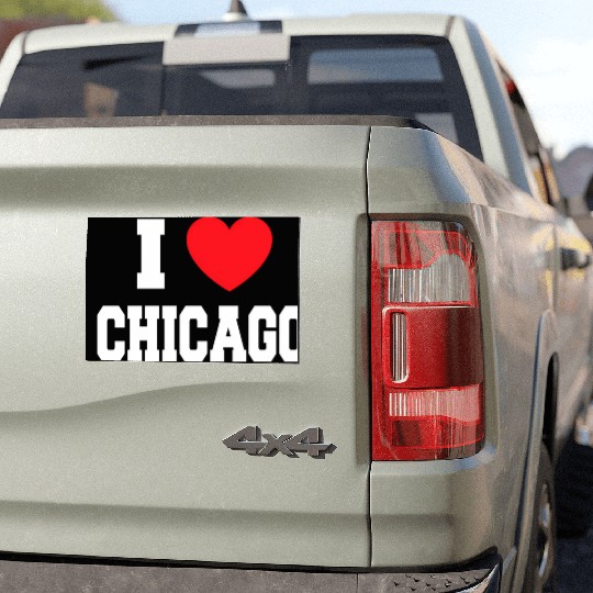 I Love Chicago Car Magnets