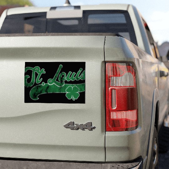 St Louis Shamrock St Patrick'S Day Saint Paddy'S Car Magnets