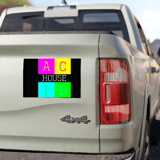 Acid house Car Magnets
