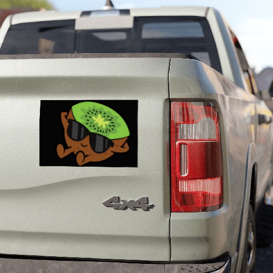 Kiwi Fruit Relang Lazy Kiwi Car Magnets