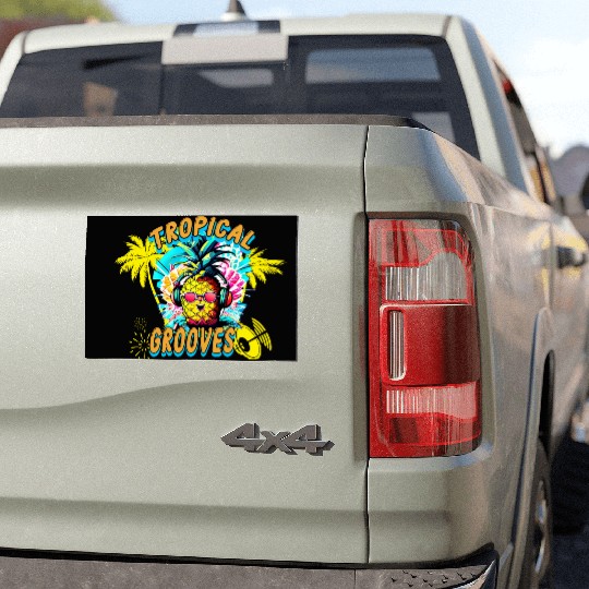 Tropical Grooves, Summer Party Car Magnets